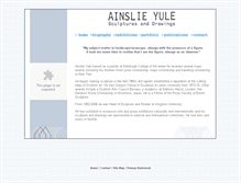 Tablet Screenshot of ainslieyule.com